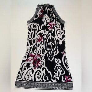 White House Black Market… Black and White Floral Dress